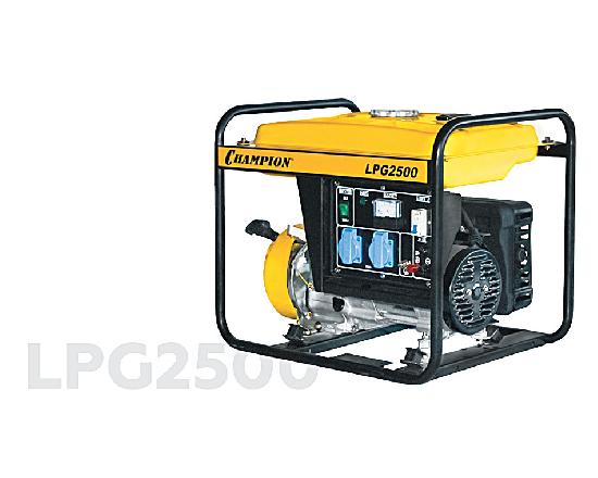Генератор LPG2500(+газ 2/2,3кВт 15л 41,5кг1,6л/ч 12V)
